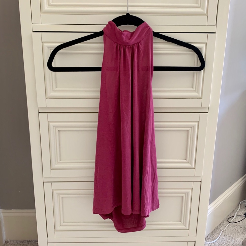 Anthropologie Pink Halter Top